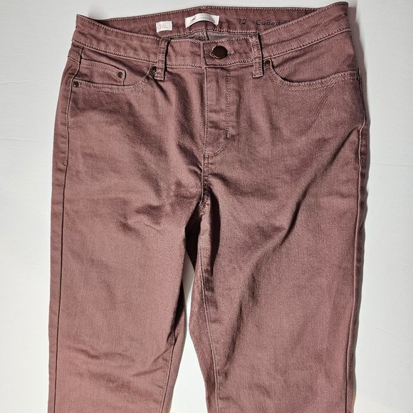 LC LAUREN CONRAD women's cuffed skinny ankle pants size 12 - Picture 6 of 10